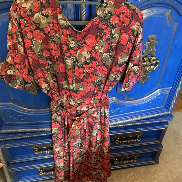 Stuart Allen Dresses & Skirts - Vintage Stuart Allen Womens 12 Floral Print Dress